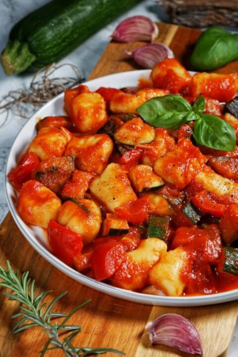 Gnocchi mit Gemüse - einfach, schnell und lecker