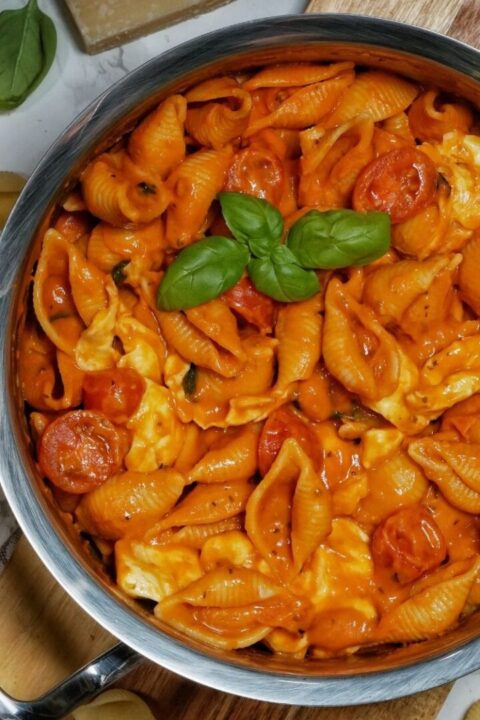 One Pot Pasta Rezept Mit Tomate Und Mozzarella