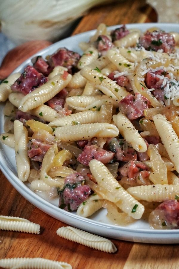 einfaches rezept pasta salsiccia fenchel