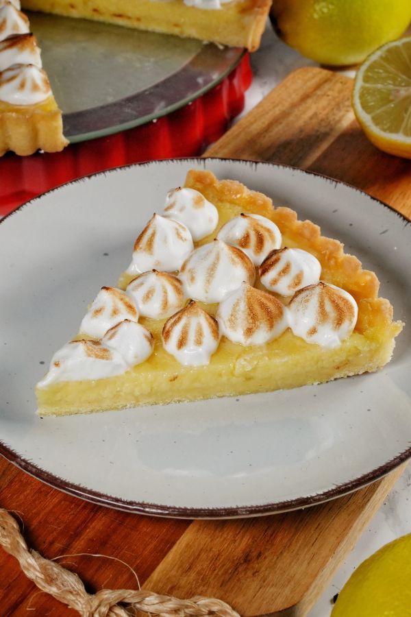 Zitronentarte mit Baiser - Tarte au Citron Originalrezept