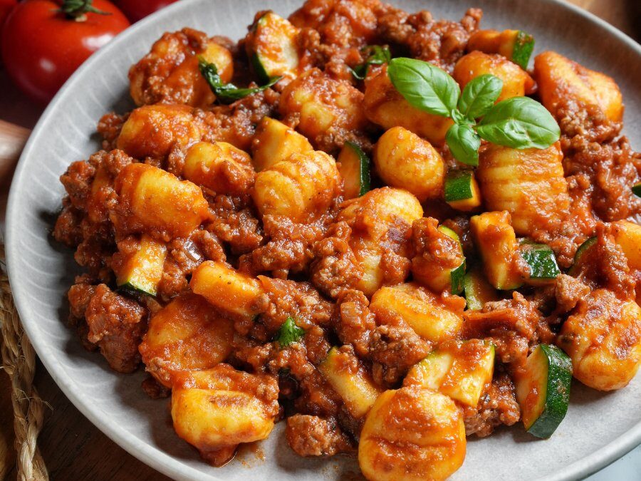 Gnocchi mit Hackfleisch