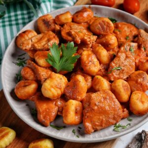 Gnocchi mit Schweinefilet - Beitragsbild