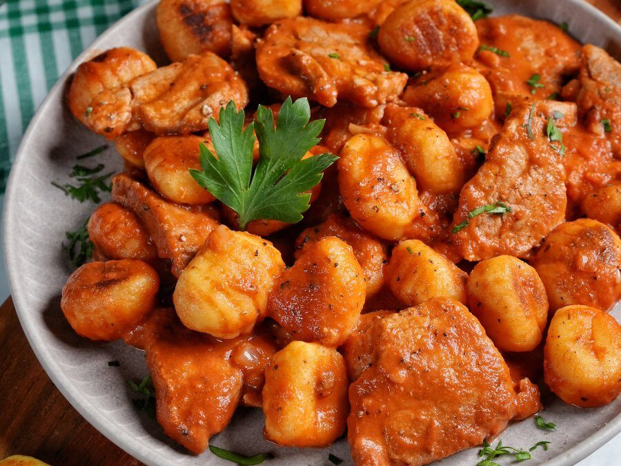 Gnocchi mit Schweinefilet