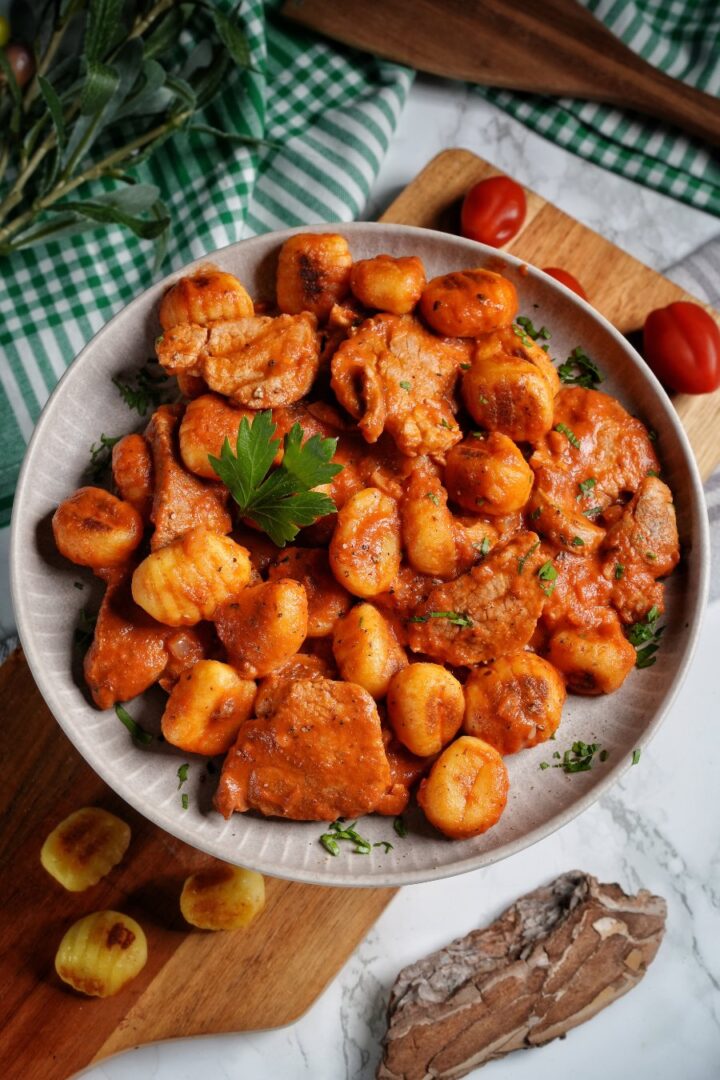 Gnocchi Rezept mit Schweinefilet - schnell & einfach