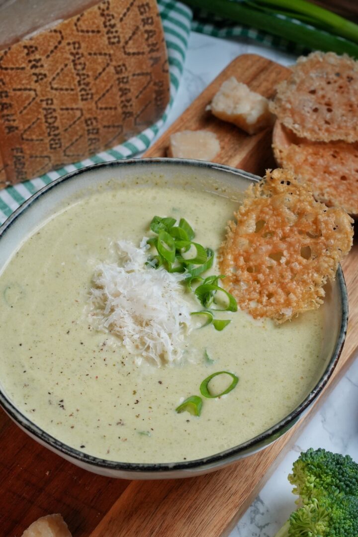 Brokkolicremesuppe - Rezept mit Grana Padano Parmesan