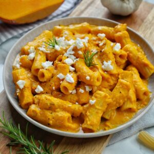 Kürbis Feta Pasta - Beitragsbild